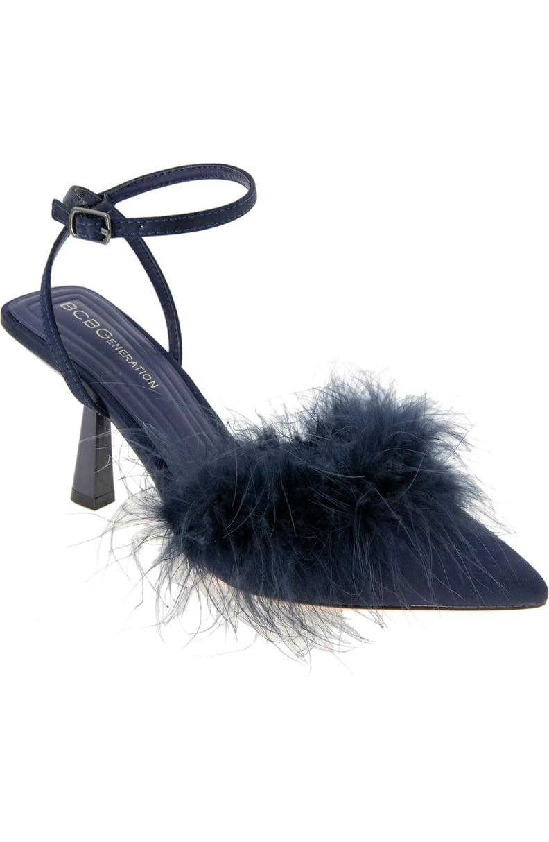 Feather-Trim Pumps
