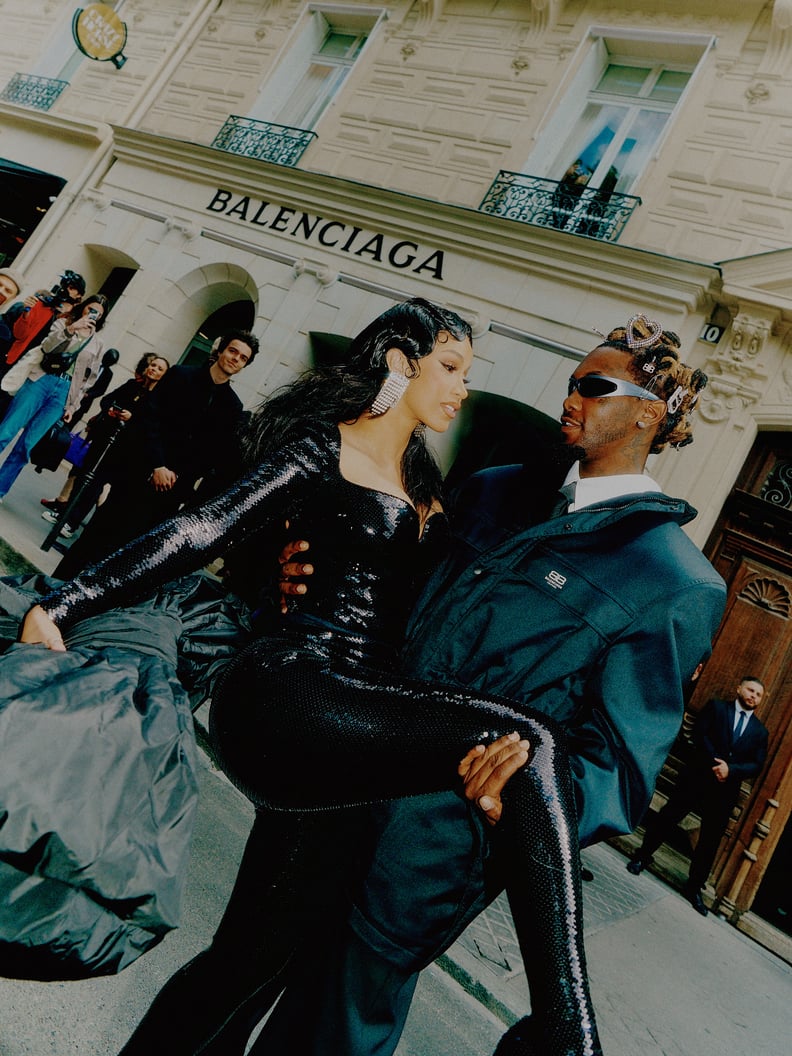 Cardi B With Offset at Paris Haute Couture Week