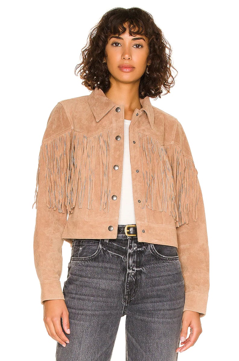 A Suede Jacket: BLANKNYC Suede Fringe Jacket