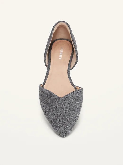 Old Navy Soft-Brushed Felt D'Orsay Flat Shoes