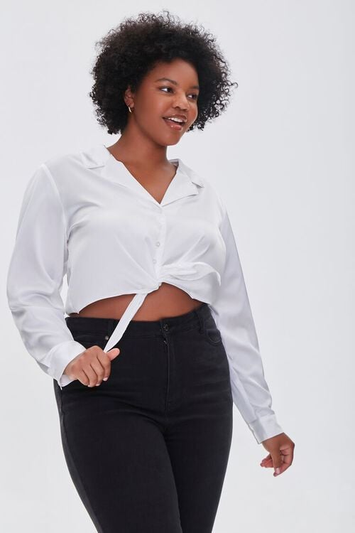 Forever 21 Knotted Shirt