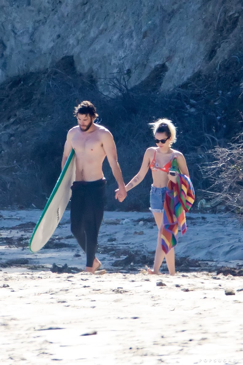 They Went For a Romantic Stroll on the Beach