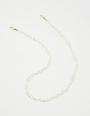 Aerie Face Mask Pearl Chain