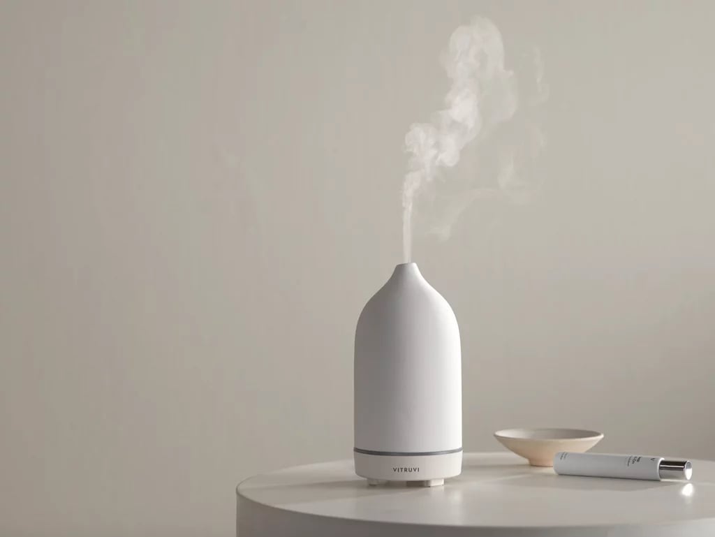 A Soothing Accent: Stone Essential Oil Diffuser