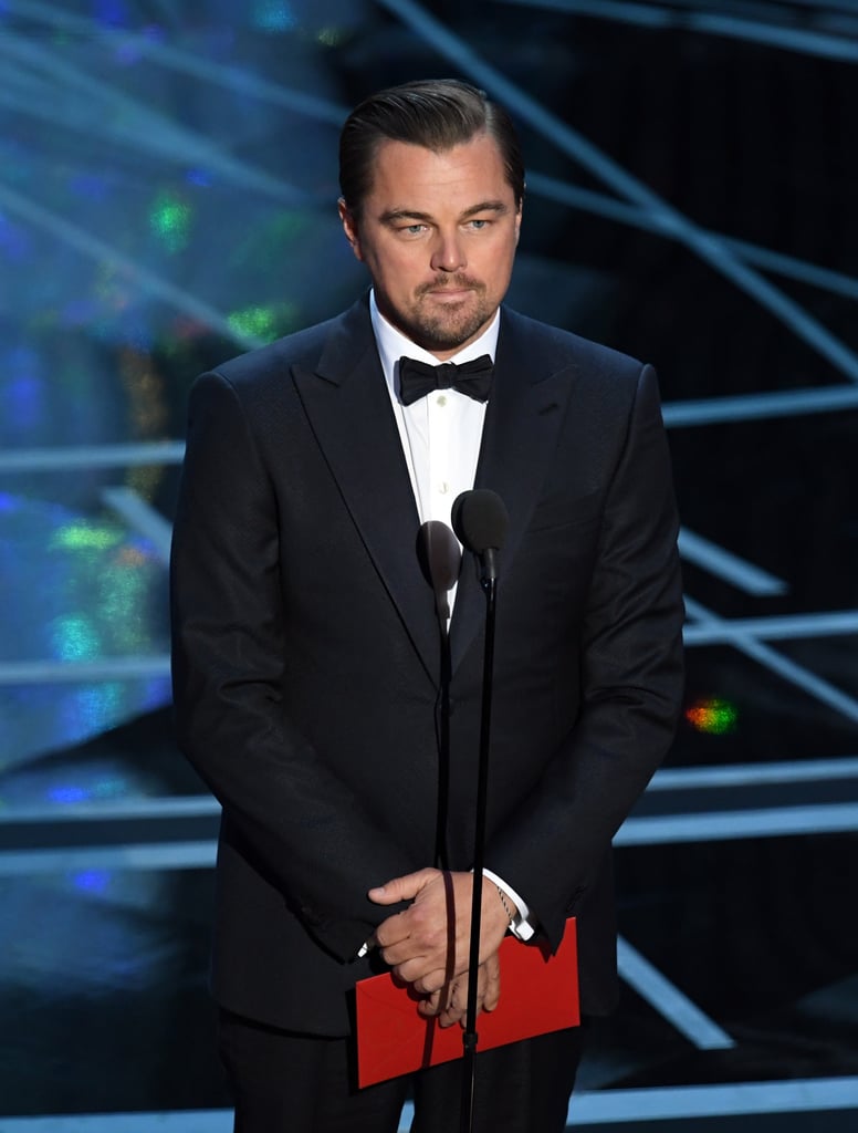 Leonardo DiCaprio at the 2017 Oscars