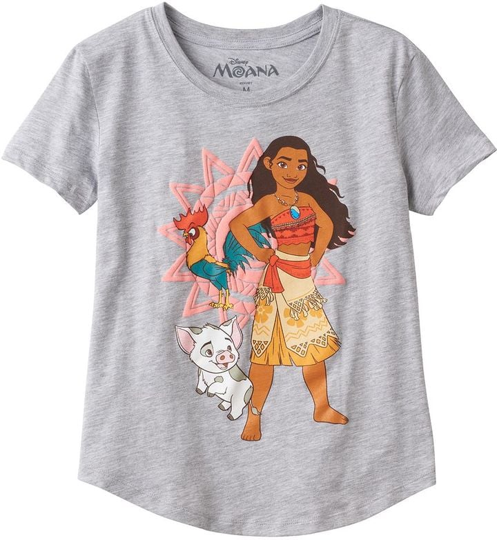 Disney's Moana, Pua, and HeiHei Graphic Tee