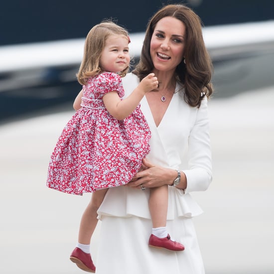 Princess Charlotte Wearing Red Shoes