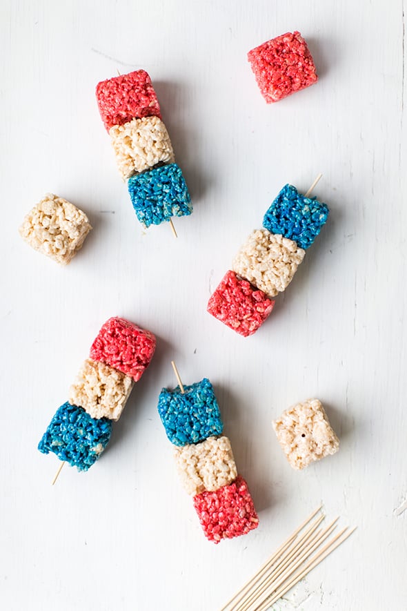 Patriotic Rice Krispies Treats