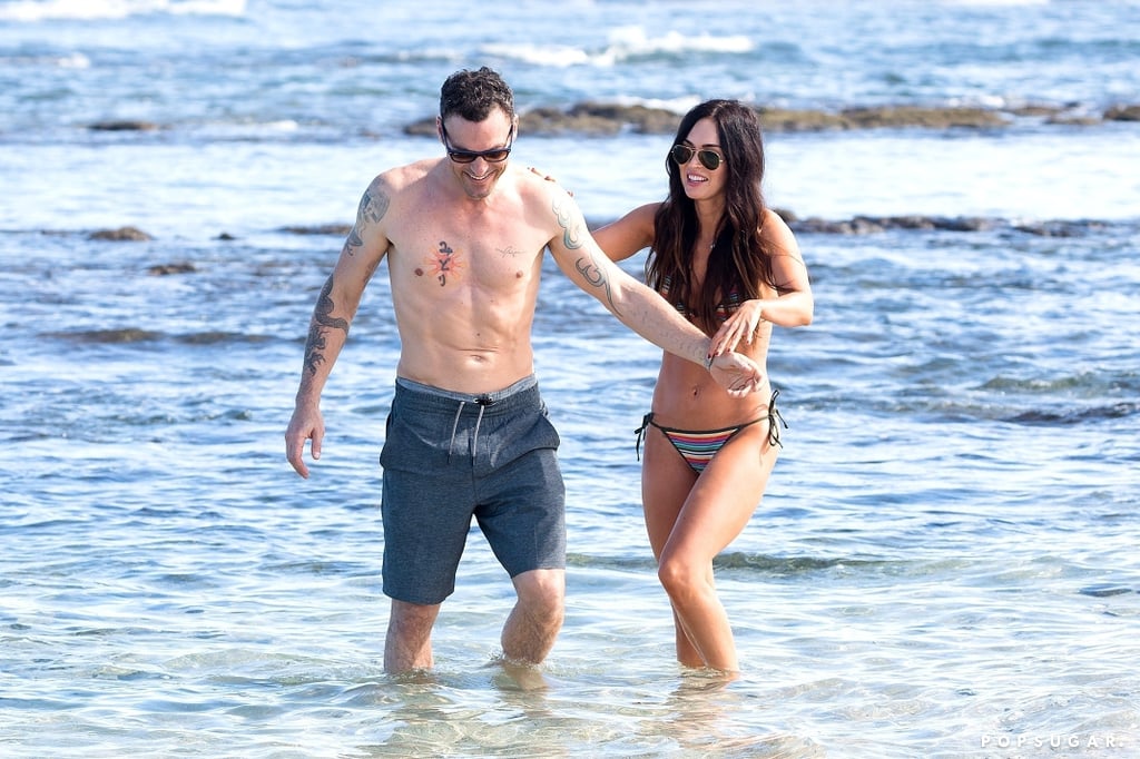 Megan Fox and Brian Austin Green Showing PDA in Hawaii