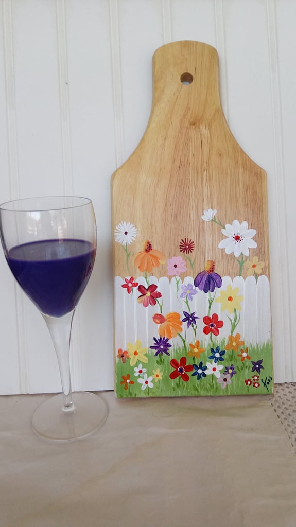 Hand-Painted Cheese Board