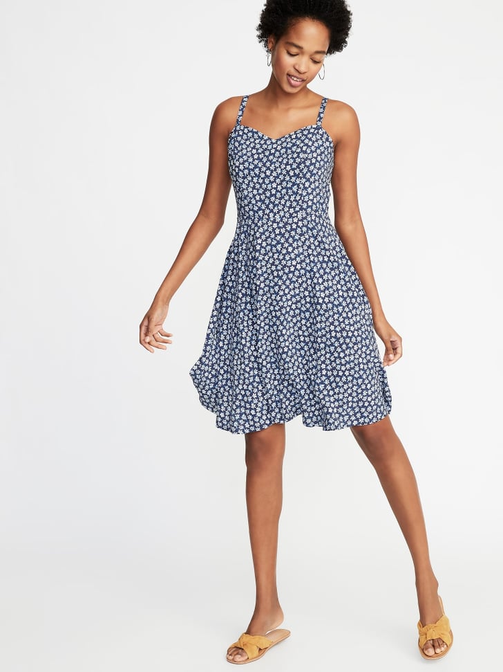 Old Navy Fit & Flare Printed Cami Dress | The Most Stylish ...