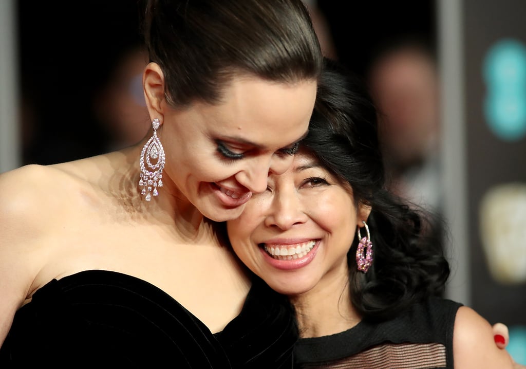 Pictured: Angelina Jolie and Loung Ung