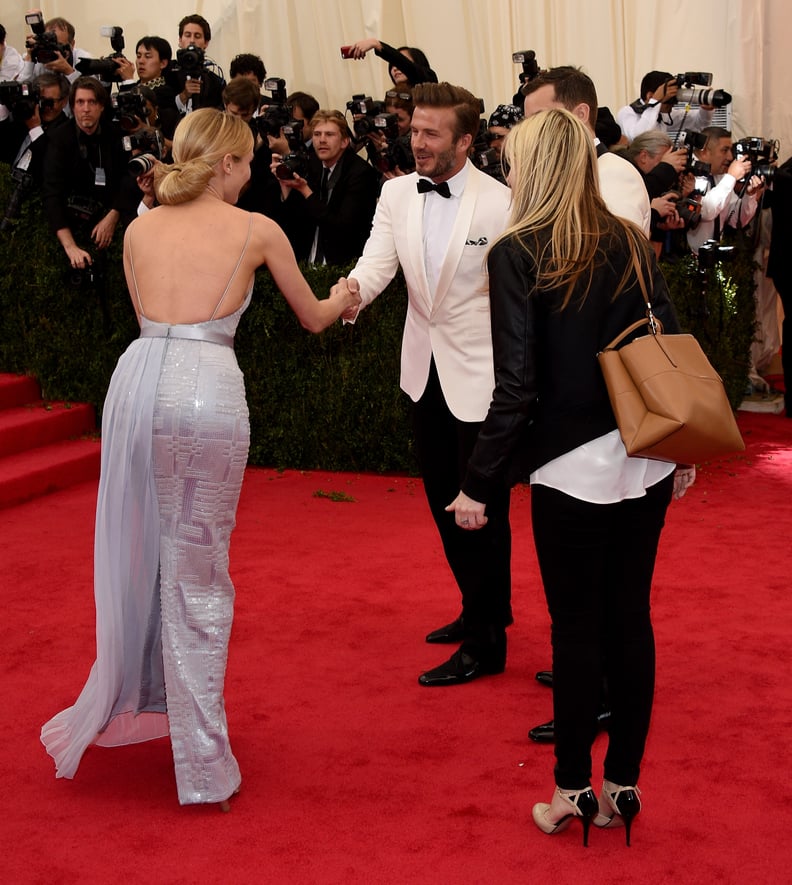 David Beckham and Diane Kruger