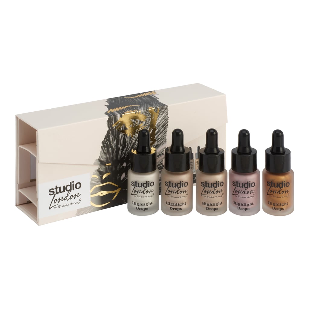 Superdrug Studio London Shimmer Highlighter Drops Beauty Box