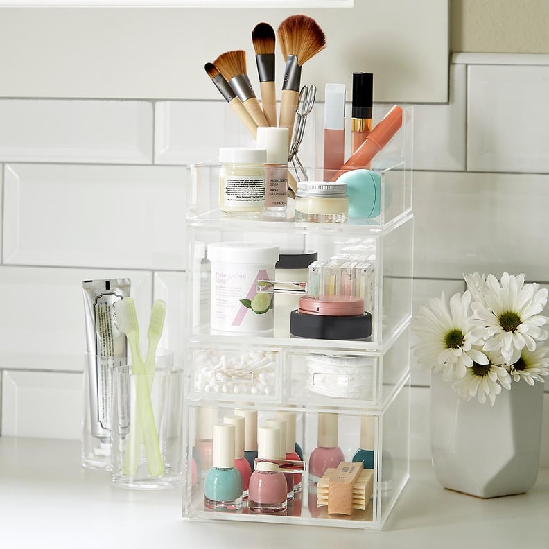 Luxe Acrylic Tall Makeup Storage Kit