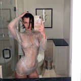 Bella Hadid Posts the Ultimate Thirst Trap in a See-Through, Burberry Bodysuit