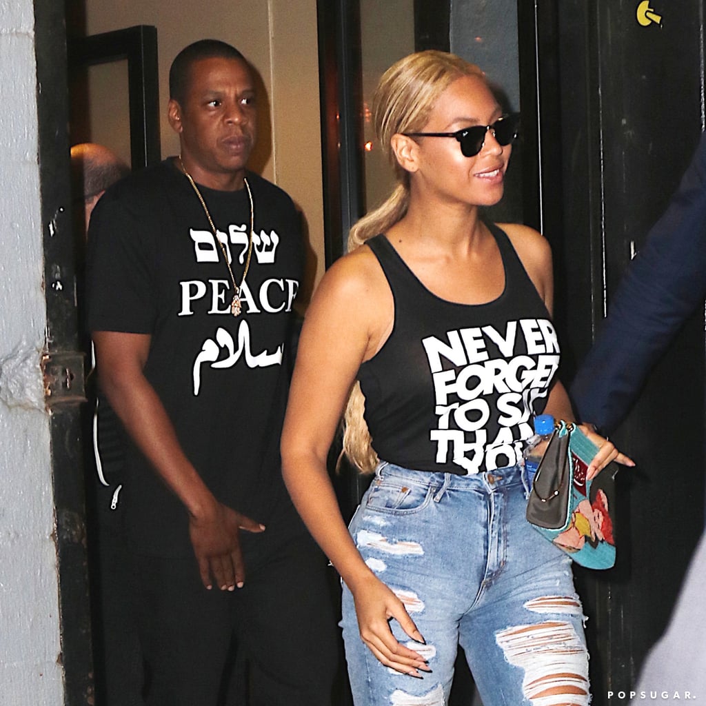 Beyonce and Jay Z in NYC After Going to Baltimore Rally