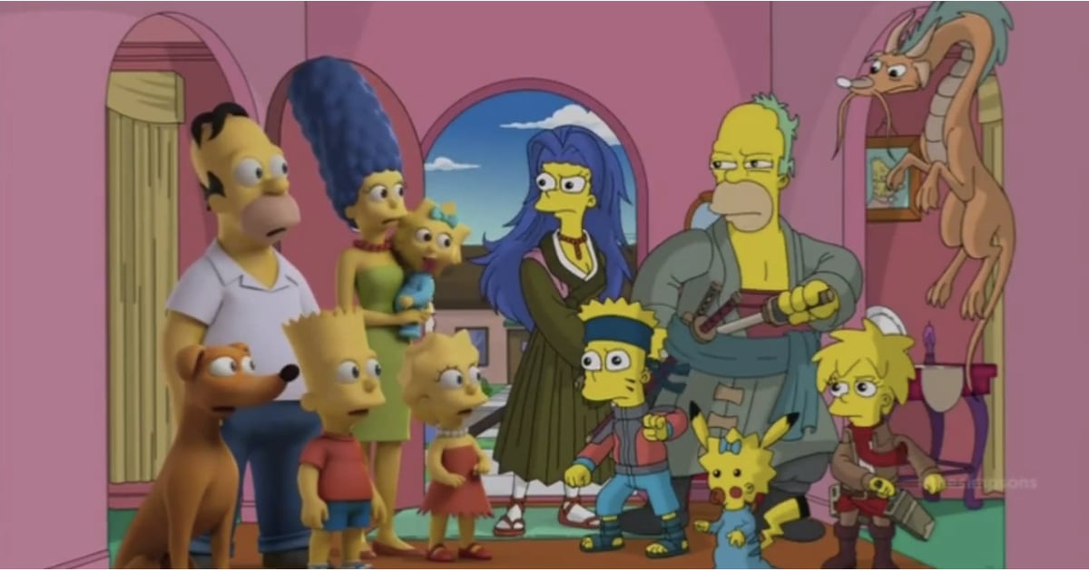 Simpsons Halloween Episode Makeovers Video POPSUGAR Entertainment