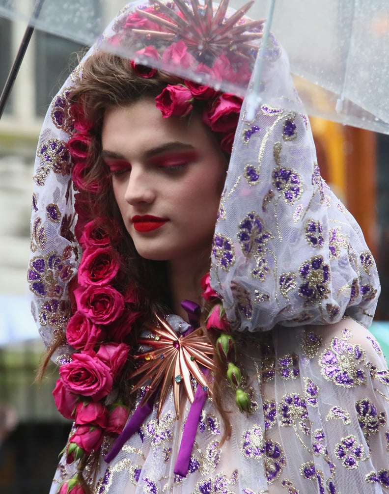 Flowers in Their Hair at Rodarte