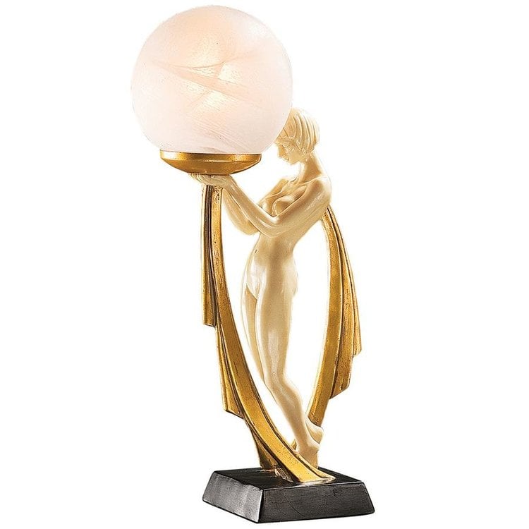 Desiree Art Deco Illuminated Statue