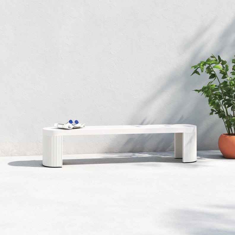 A Cool Bench: Barre Concrete Garden Bench