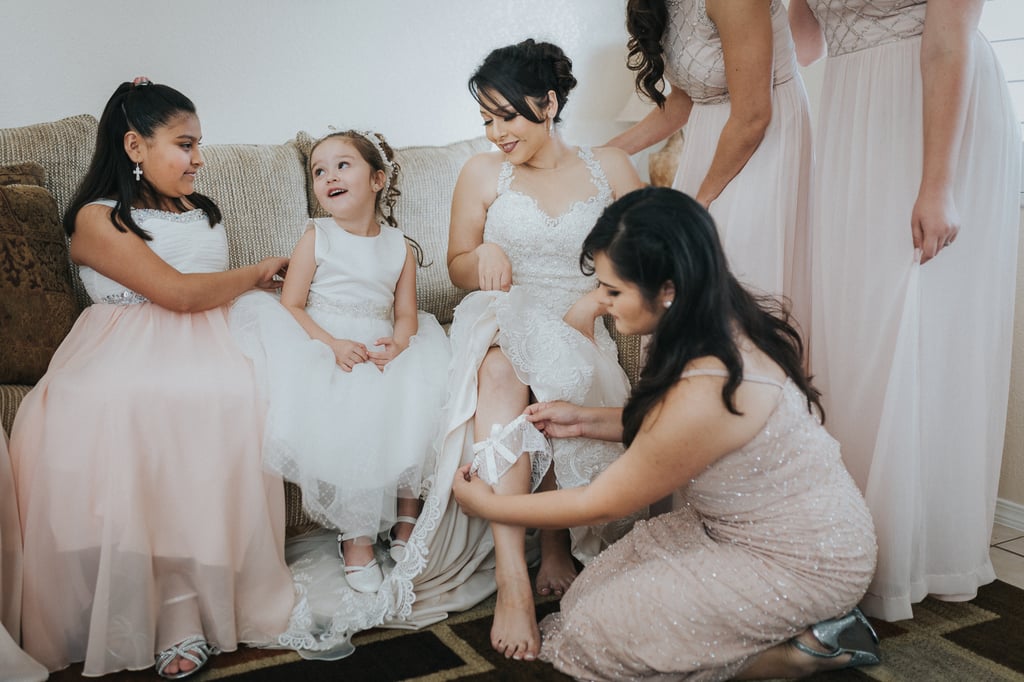 Elegant Wedding Reception With Blush and Gray Colors