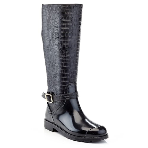 Henry Ferrera OMG Snake Pattern Tall Rain Boots