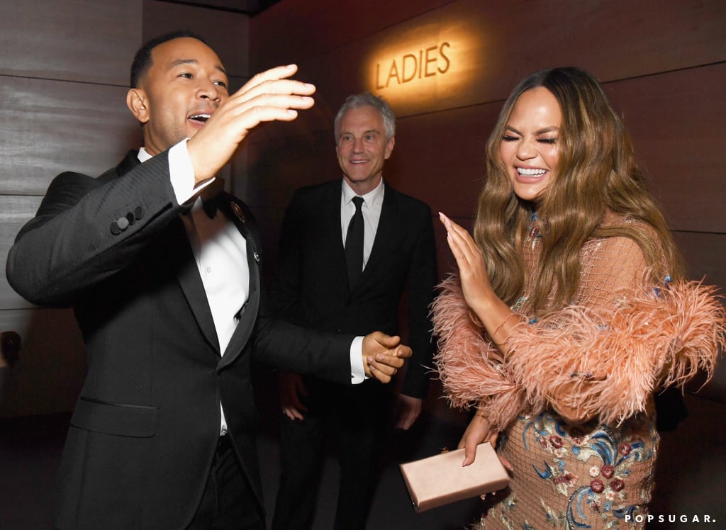 Chrissy Teigen and John Legend at 2019 Oscars Afterparty