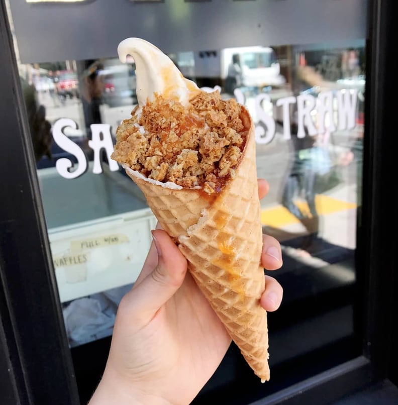 Peach and Ricotta Cream Pie at Salt & Straw