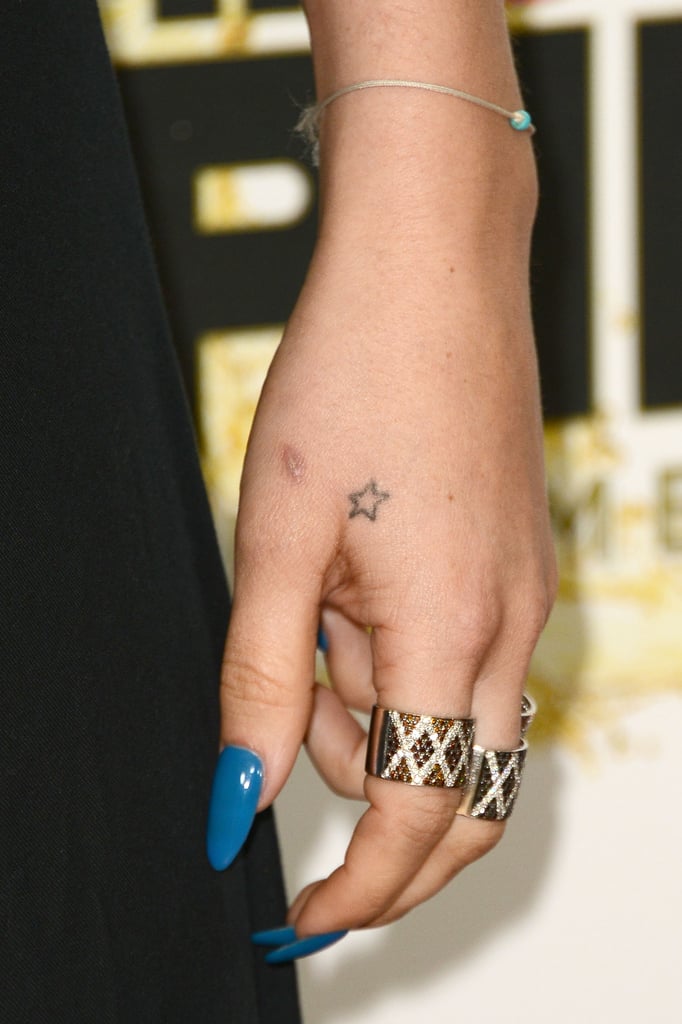 Rumer Willis's Star Hand Tattoo