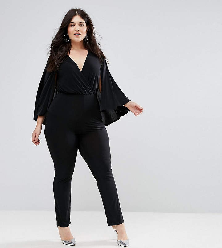 Club L Plus Cape Jumpsuit