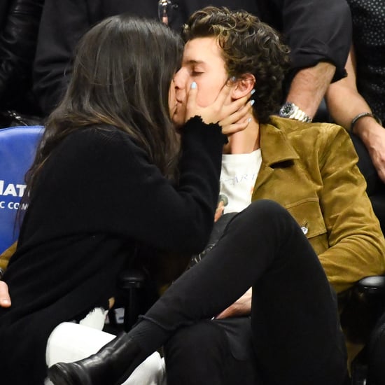 Camila Cabello and Shawn Mendes Kissing at LA Clippers Game