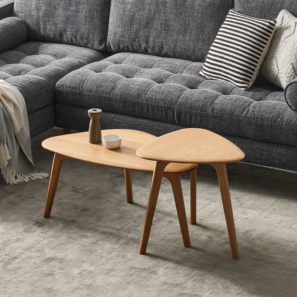 Natural Materials: Castlery Vincent Coffee Table Set
