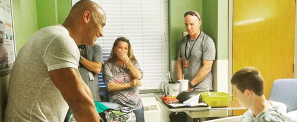 The Rock Visits Sick Kids (Video)
