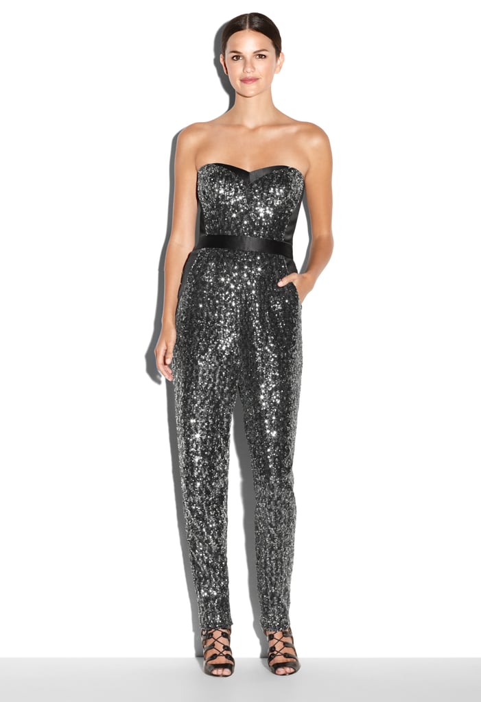 Stretch Sequins Bustier Jumpsuit  ($595)