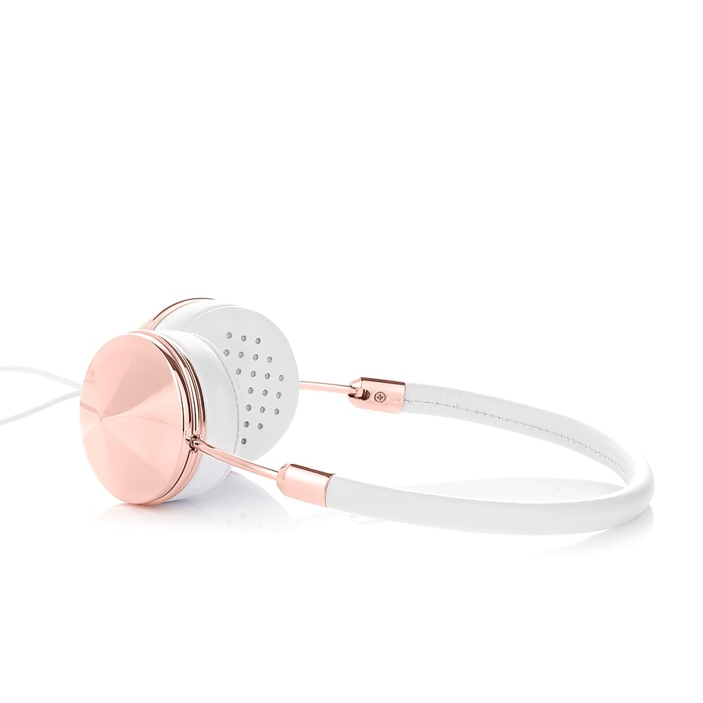 The headphones: FRENDS "Layla" Rose Gold Headphones, Rose Gold and White Leather Detail ($150)
The why: "I love these. They are smaller so they don't look crazy big on my small head and they have good sound quality. They are also easily foldable and perfectly small enough to fit in your bag without taking up too much space. SUPER AFFORDABLE!" — Zareen Siddiqui, audience development associate