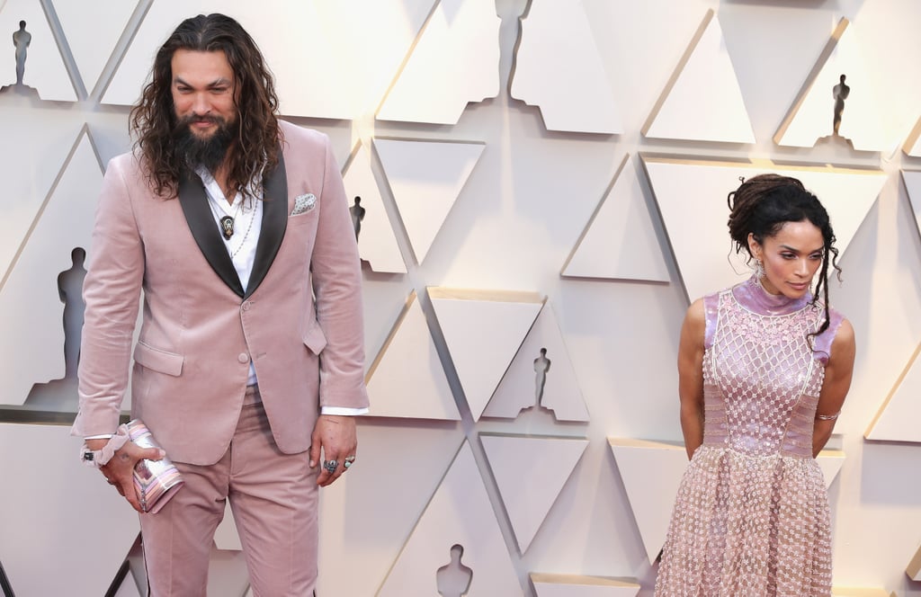 Jason Momoa and Lisa Bonet in Fendi at the 2019 Oscars