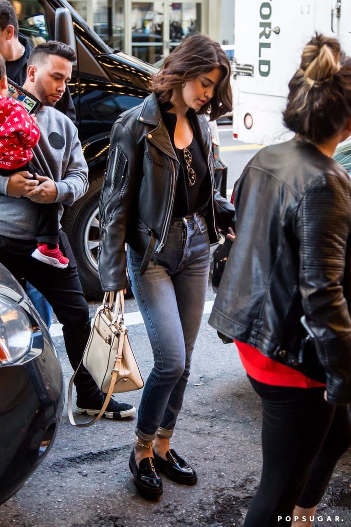 Selena Gomez Fringe Leather Jacket