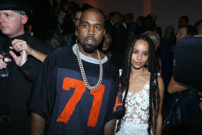 Zoë Kravitz and Kanye West