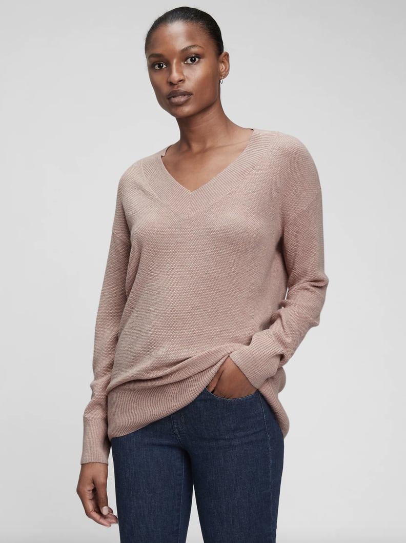 Gap Textured V-Neck Sweater