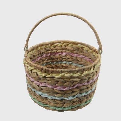 Easter Basket With Ribbon Inlay
