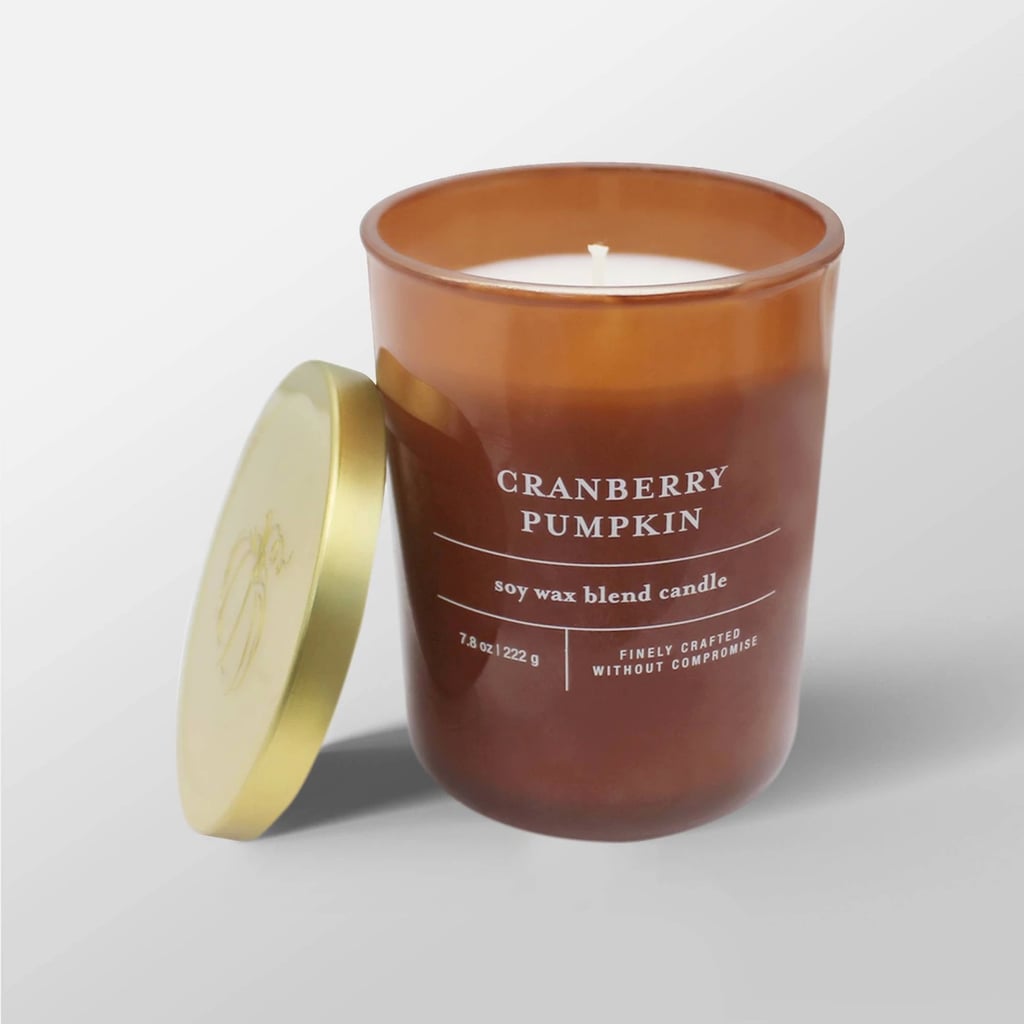 Cranberry Pumpkin Glass Jar Candle