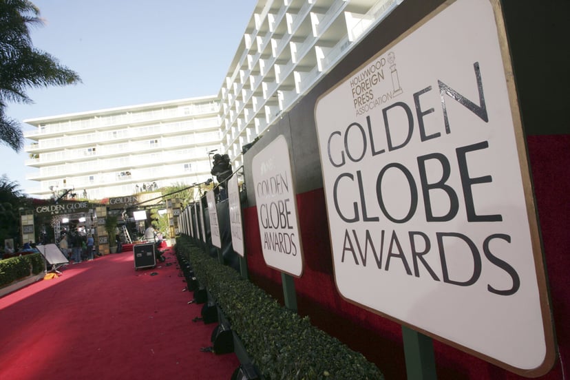 BEVERLY HILLS, CA - JANUARY 15:  Preparations for the 63rd Annual Golden Globes are underway at the Beverly Hilton Hotel on January 15, 2006 in Beverly Hills, California.  (Photo by Kevin Winter/Getty Images)
