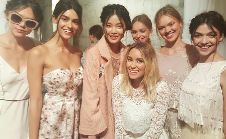 Lauren Conrad and Her Models Backstage