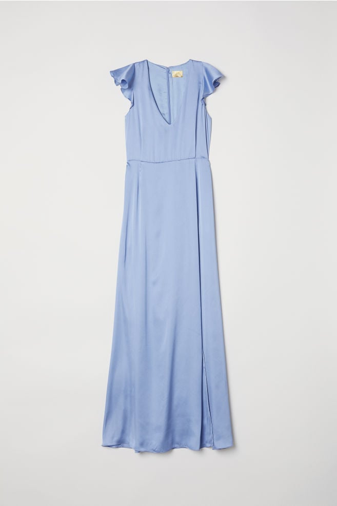 H&M Satin Maxi Dress | Meghan Markle Wearing Carolina ...