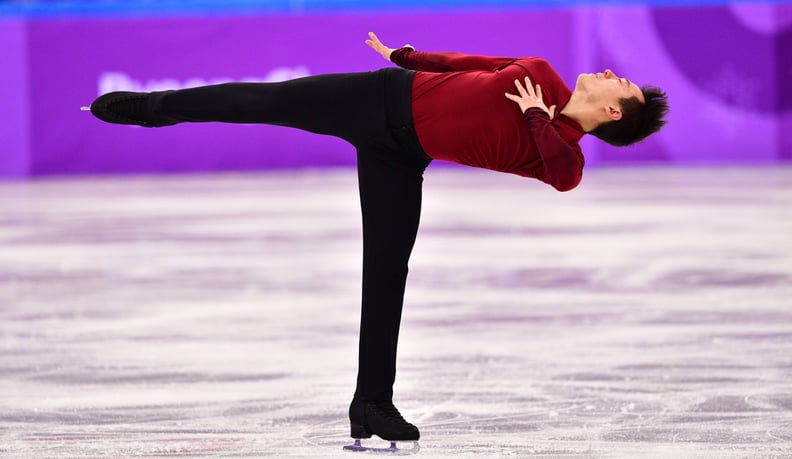 Please Allow Patrick Chan to Demonstrate What a Perfect 90-Degree Angle Looks Like
