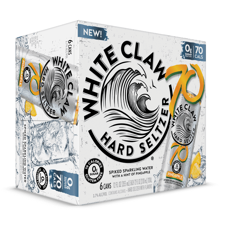 White Claw 70 Pineapple Flavor 6-Pack