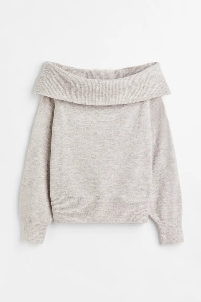 H&M Off-the-Shoulder Sweater