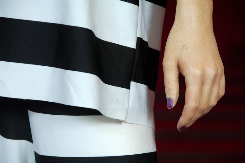 Lindsay Lohan's Left Hand Tattoo