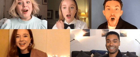 Bridgerton Cast Video Interview